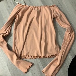 Women’s long sleeve off the shoulder for sale.